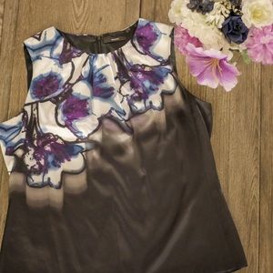 Tahari Zipper Blouse